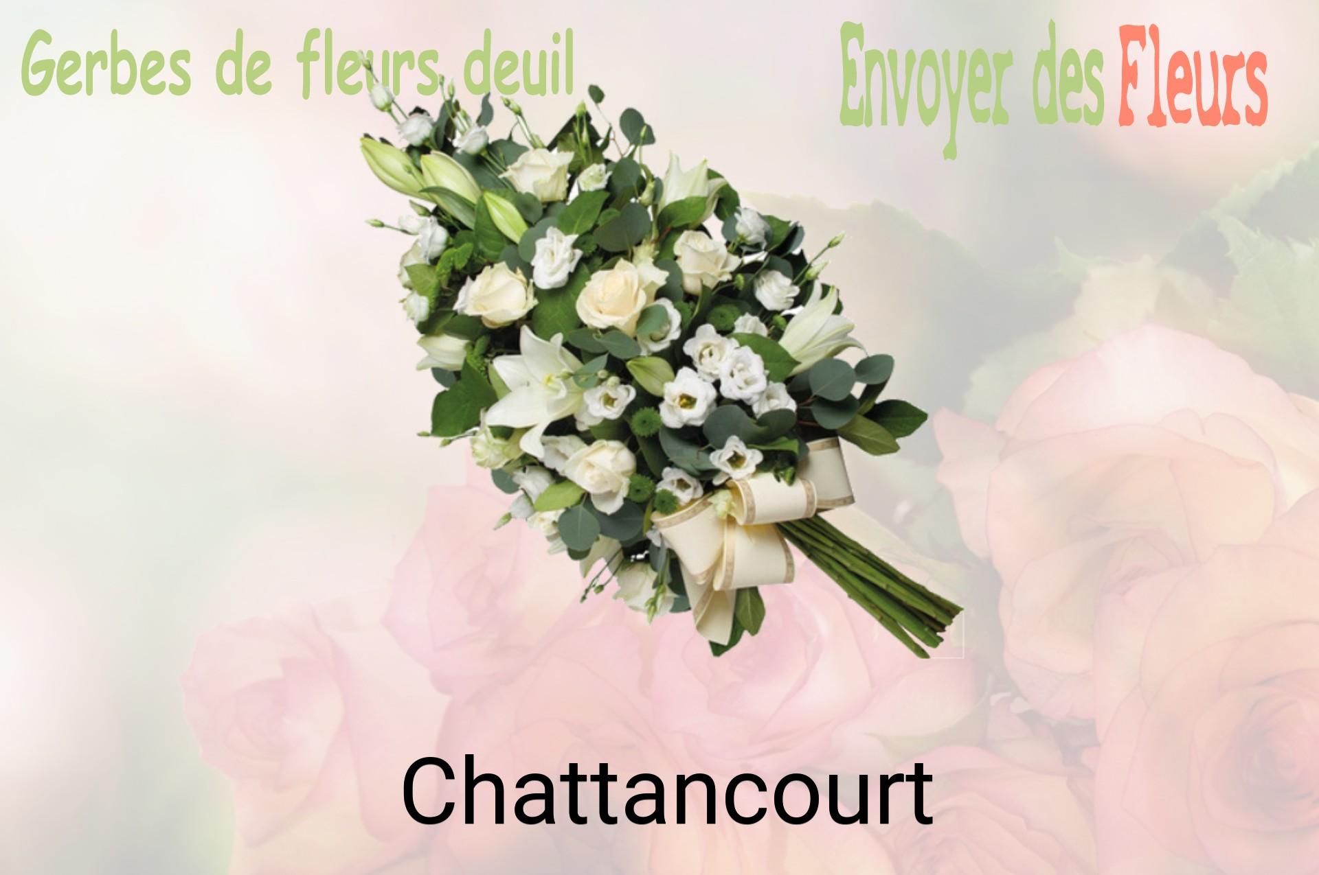 Gerbe de fleurs de deuil livrée à Chattancourt